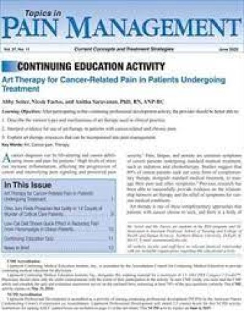 Topics In Pain Management Magazine Subscription